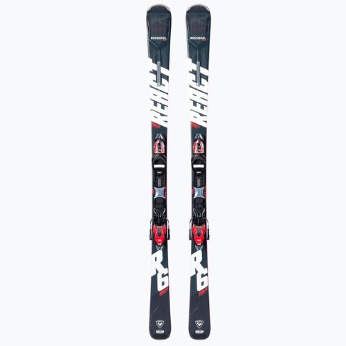Narty zjazdowe Rossignol React 6 Compact + wiązania XP11 black/hotred