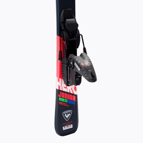 Narty zjazdowe dziecięce Rossignol Hero JR 100-130 + wiązania KID4