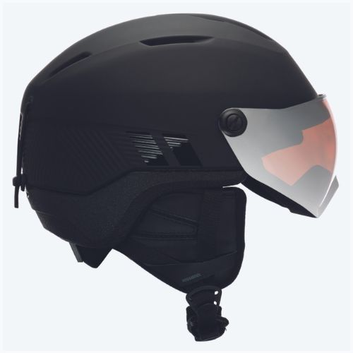 Kask narciarski Rossignol Fit Visor Impacts black/orange/silver