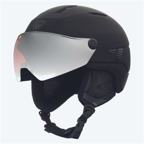 Kask narciarski Rossignol Fit Visor Impacts black/orange/silver