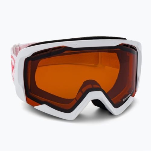 Gogle narciarskie damskie Rossignol Spiral W white/orange