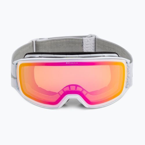 Gogle narciarskie Alpina Nakiska Q-Lite white matt/pink