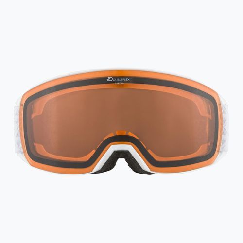 Gogle narciarskie Alpina Nakiska white matt/orange