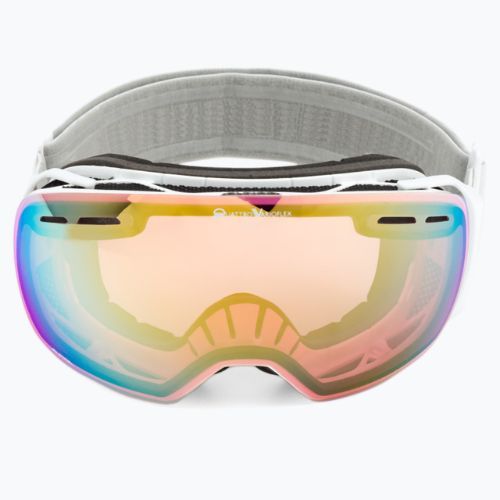 Gogle narciarskie Alpina Granby QV white gloss/gold sph