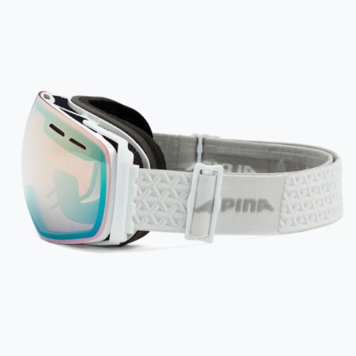 Gogle narciarskie Alpina Granby QV white gloss/gold sph