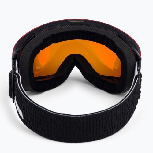 Gogle narciarskie Alpina Granby Q-Lite black matt/red sph