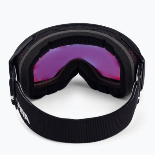 Gogle narciarskie Alpina Big Horn QV black matt/gold sph