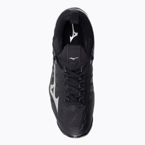 Buty do siatkówki męskie Mizuno Wave Momentum czarne V1GA191204