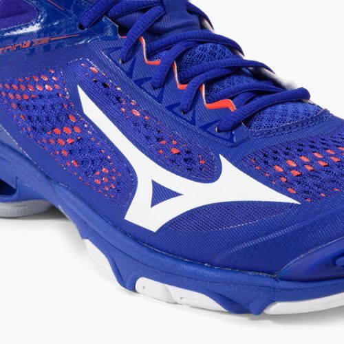 Buty do siatkówki męskie Mizuno Wave Lightning Z5 Mid niebieskie V1GA190500