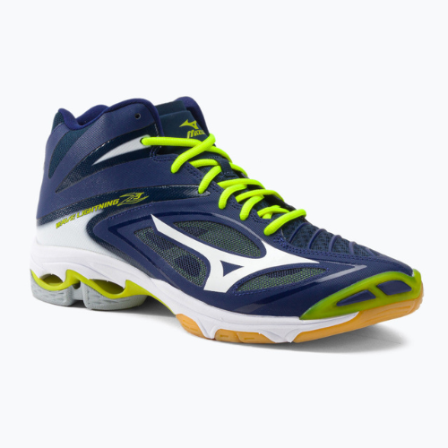 Buty do siatkówki męskie Mizuno Wave Lightning Z3 Mid niebieskie V1GA170571