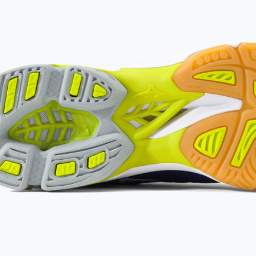 Buty do siatkówki męskie Mizuno Wave Lightning Z3 Mid niebieskie V1GA170571