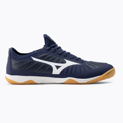 Buty piłkarskie męskie Mizuno Rebula Sala Elite IN granatowe Q1GA202001