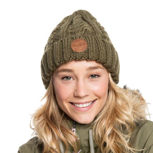 Czapka zimowa damska ROXY Tram green