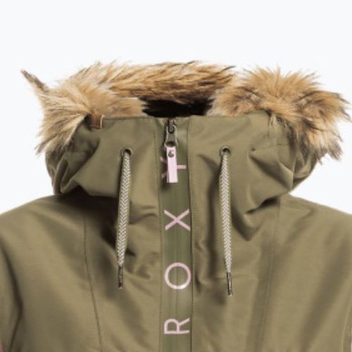 Kurtka snowboardowa damska ROXY Shelter green