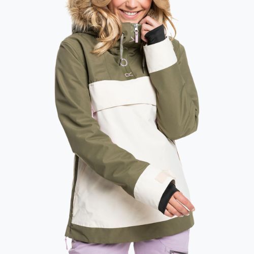 Kurtka snowboardowa damska ROXY Shelter green