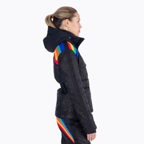 Kurtka narciarska damska Rossignol W Rainbow black
