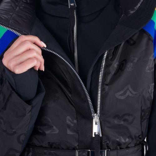 Kurtka narciarska damska Rossignol W Rainbow black