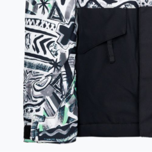 Kurtka snowboardowa dziecięca Quiksilver Mission Printed Block black