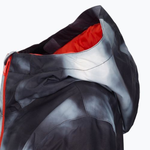 Kurtka snowboardowa dziecięca Quiksilver Mission Printed black particul