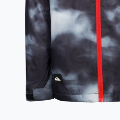 Kurtka snowboardowa dziecięca Quiksilver Mission Printed black particul