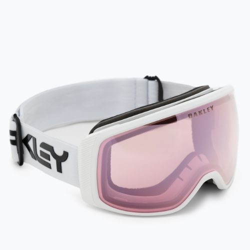 Gogle narciarskie Oakley Flight Tracker M factory pilot white/prizm snow hi pink iridium
