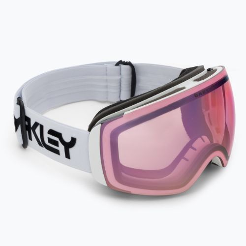 Gogle narciarskie Oakley Flight Deck M factory pilot white/prizm snow hi pink iridium