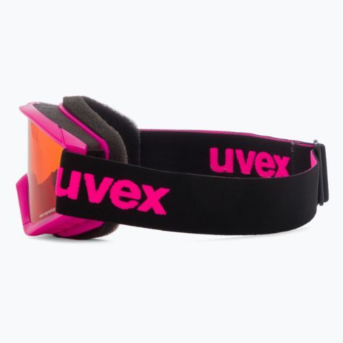 Gogle narciarskie dziecięce UVEX Speedy Pro Jr pink/lasergold clear