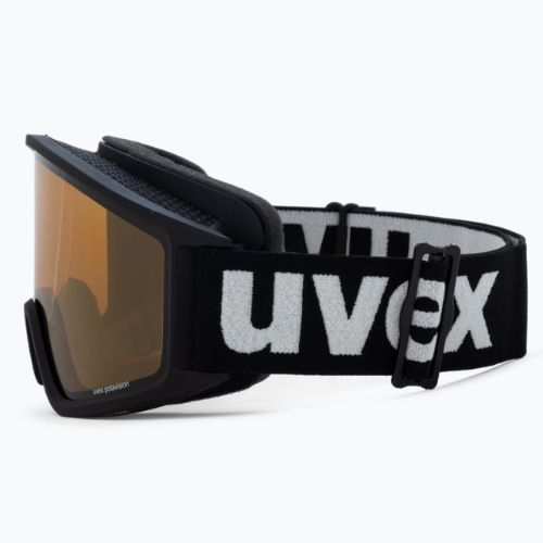 Gogle narciarskie UVEX G.gl 3000 P black matt/polavision brown clear