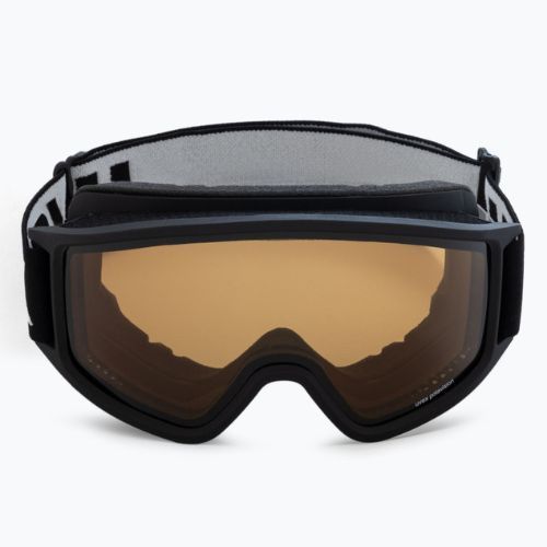 Gogle narciarskie UVEX G.gl 3000 P black matt/polavision brown clear