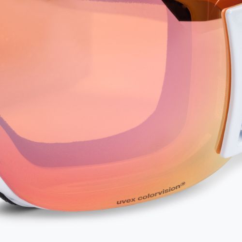 Gogle narciarskie UVEX Downhill 2000 S CV white/mirror rose colorvision orange