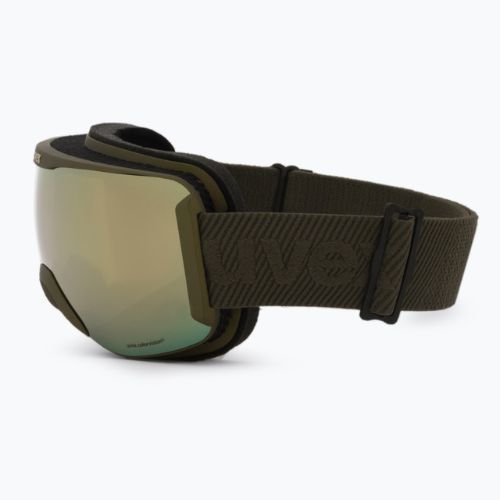 Gogle narciarskie UVEX Downhill 2100 CV croco matt/mirror gold colorvision green