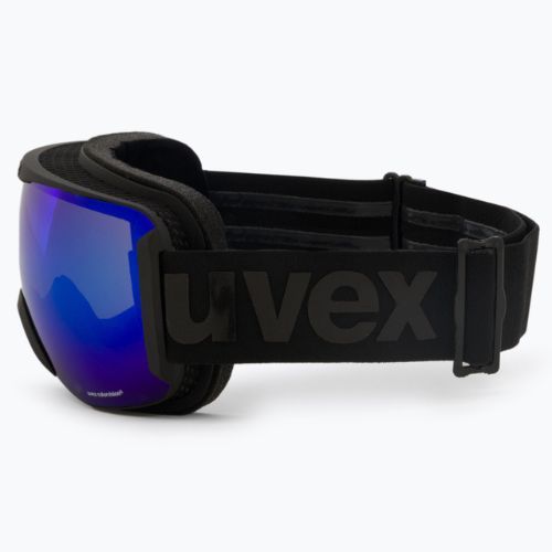 Gogle narciarskie UVEX Downhill 2100 CV black matt/mirror blue colorvision green