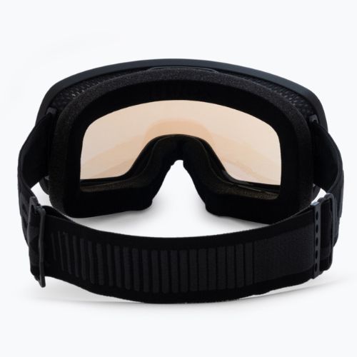 Gogle narciarskie UVEX Compact V black matt/mirror blue variomattic