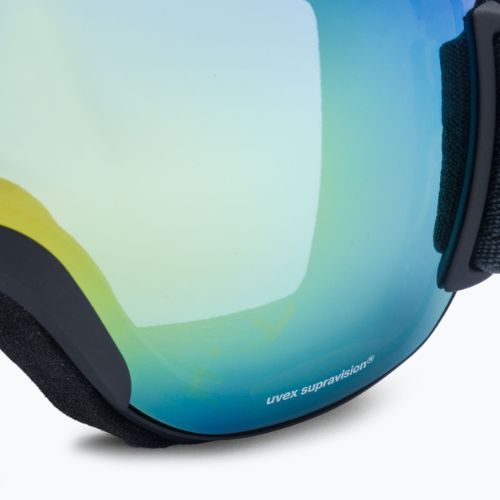 Gogle narciarskie UVEX Downhill 2000 FM black matt/mirror orange blue