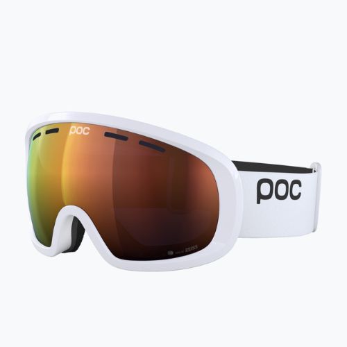 Gogle narciarskie POC Fovea Mid Clarity hydrogen white/spektris orange