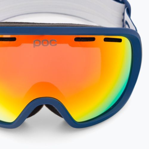 Gogle narciarskie POC Fovea Clarity lead blue/spektris orange