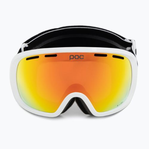 Gogle narciarskie POC Fovea Clarity hydrogen white/spektris orange
