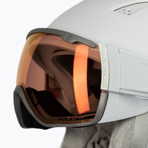 Kask narciarski Salomon Mirage Ca Photo Sigma white all weather
