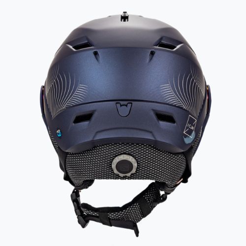 Kask narciarski Salomon Icon LT Visor W wisteria navy/mid blue