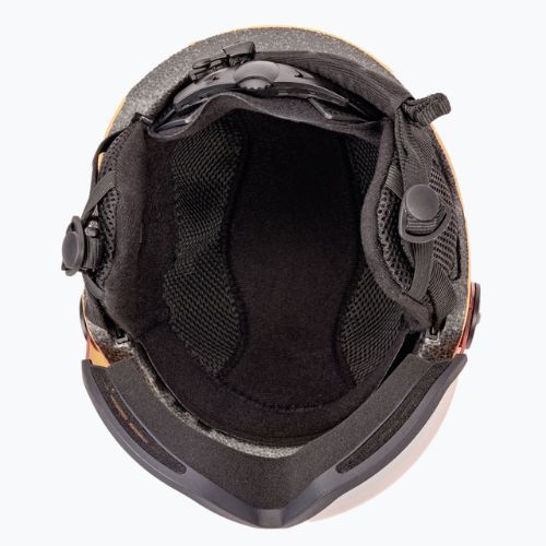 Kask narciarski dziecięcy Salomon Grom Visor Jr flame/tonic orange