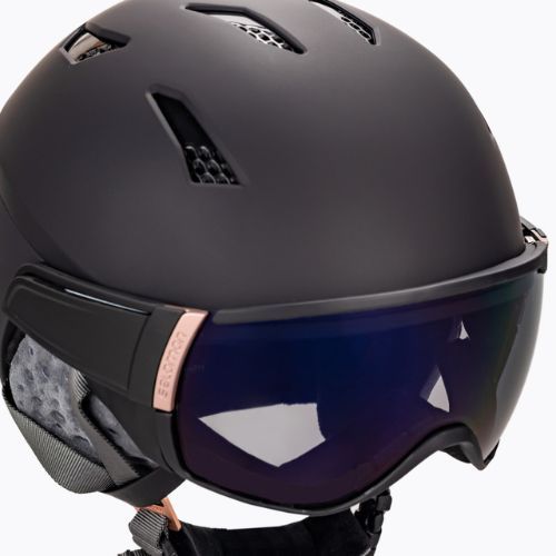 Kask narciarski Salomon Mirage black rose gold