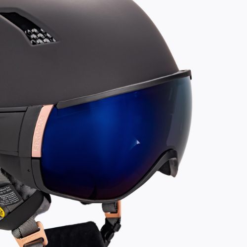 Kask narciarski Salomon Mirage black/rose gold solar