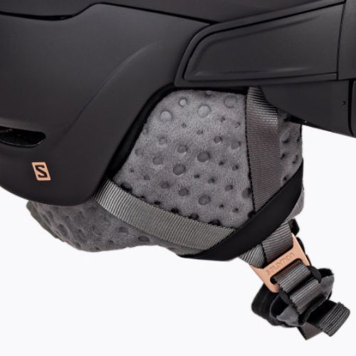 Kask narciarski Salomon Mirage black/rose gold solar