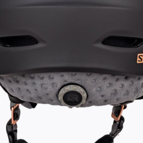 Kask narciarski Salomon Mirage black/rose gold solar