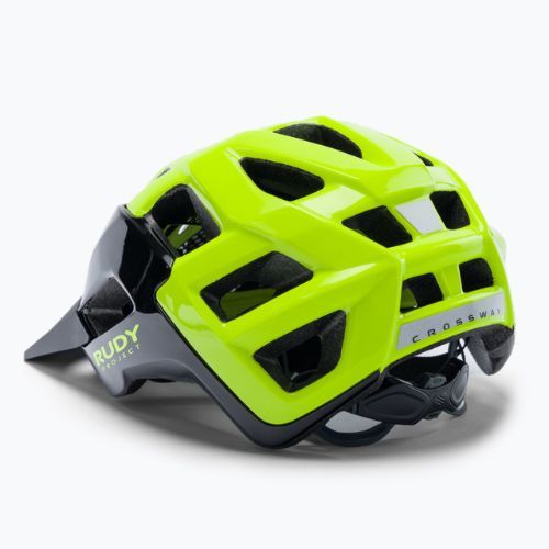 Kask rowerowy Rudy Project Crossway black/yellow fluo shiny