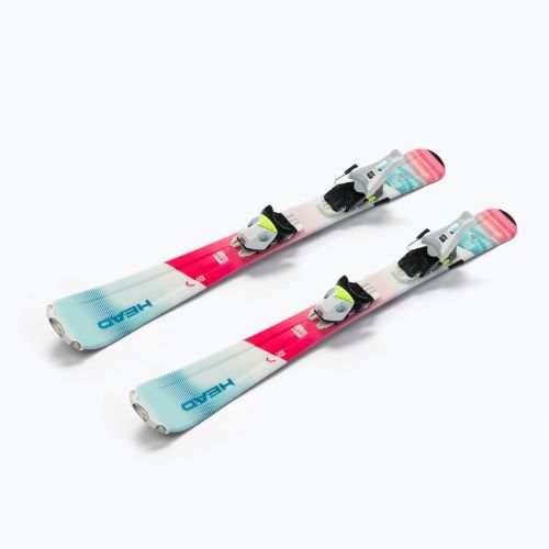 Narty zjazdowe dziecięce HEAD Joy Easy Jrs + wiązania Jrs 4.5 white/blue/pink