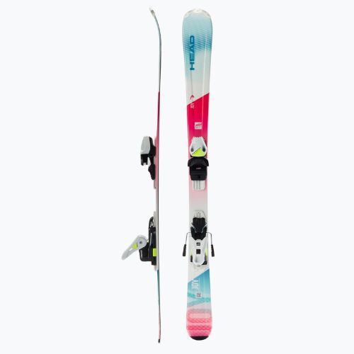 Narty zjazdowe dziecięce HEAD Joy Easy Jrs + wiązania Jrs 4.5 white/blue/pink