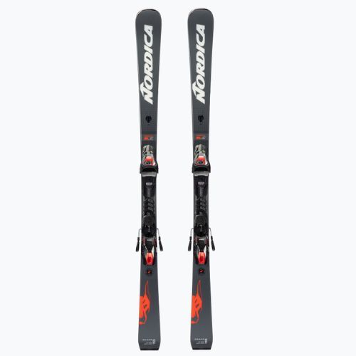 Narty zjazdowe Nordica Dobermann SLC + wiązania TPX 12 FDT black/red