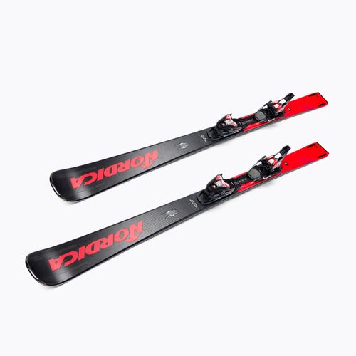 Narty zjazdowe Nordica Dobermann Spitfire 80 RB + wiązania XCELL 12 FDT black/red