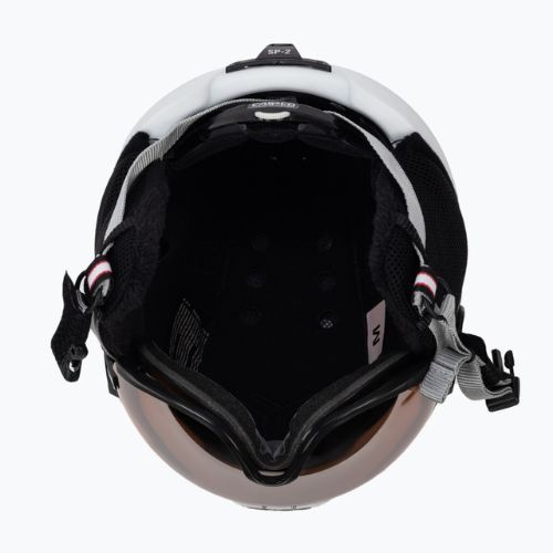 Kask narciarski CASCO SP-2 Visor Carbonic 2021 white